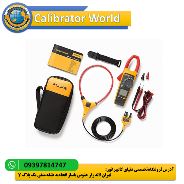 کلمپ متر حرفه‌ای Fluke 376 FC با قابلیت اندازه‌گیری جریان تا 2500A و اتصال بی‌سیم