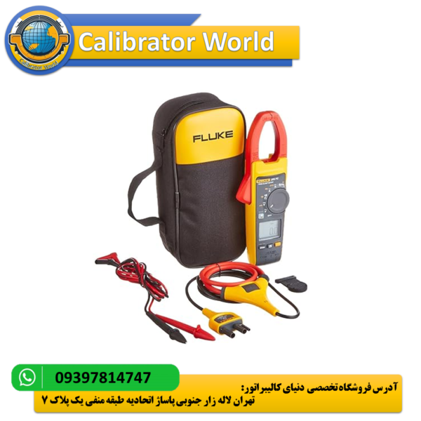 کلمپ متر حرفه‌ای Fluke 376 FC با قابلیت اندازه‌گیری جریان تا 2500A و اتصال بی‌سیم