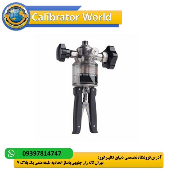 پمپ دستی پنوماتیک Druck PV212 با قابلیت فشار بالا تا 15000 psi