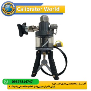 پمپ تست فشار هیدرولیک EIUK PGS-700 - نمایش دستگاه با طراحی مقاوم و جمع‌وجور، مناسب برای استفاده در محیط‌های صنعتی و آزمایشگاهی