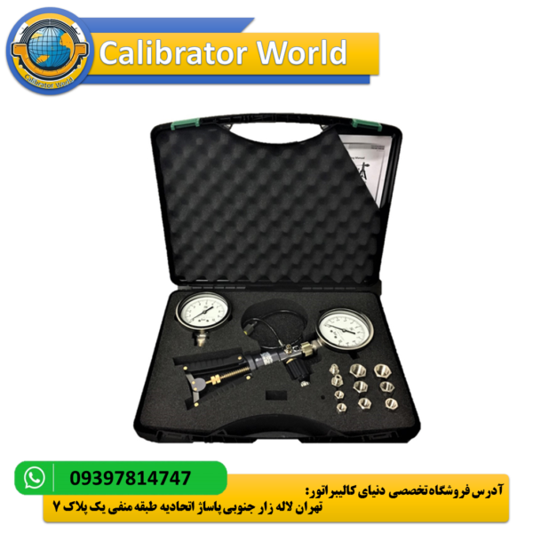 پمپ دستی فشار PGS-40 - دستگاه کالیبراسیون فشار و خلاء با محدوده فشار تا 40 بار