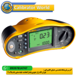 منوی چرخشی و تنظیمات تستر Fluke 1653B