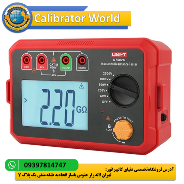 میگر دیجیتالی 2500 ولتی یونیتی مدل UNI-T UT502C