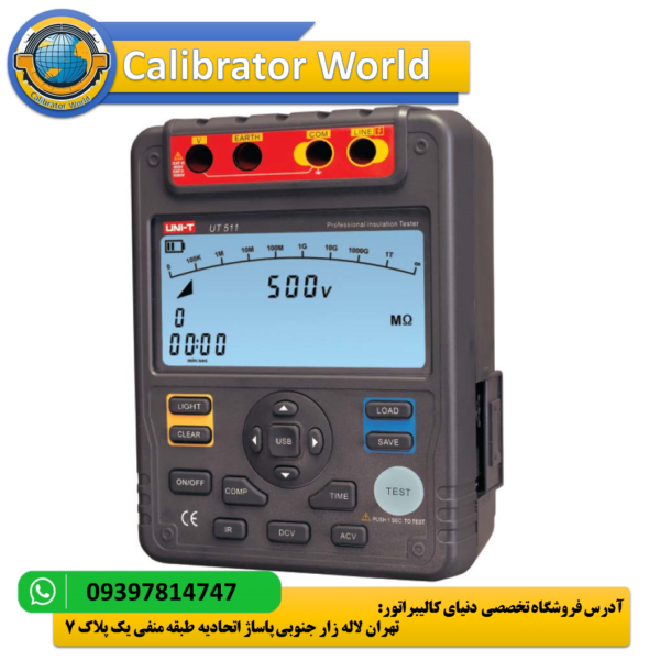میگر و تستر عایقی دیجیتال یونیتی UNI-T UT511