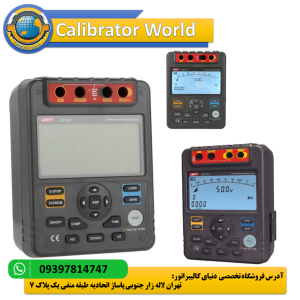 میگر و تستر عایقی دیجیتال یونیتی UNI-T UT511