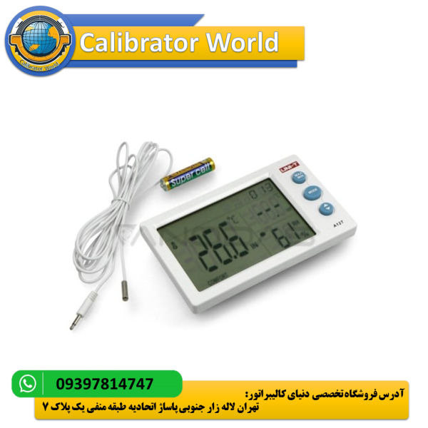 رطوبت‌سنج و دماسنج محیطی UNI-T A12T