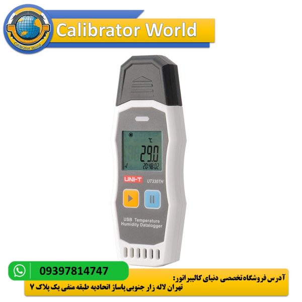 دیتالاگر دما و رطوبت UNI-T UT330TH با نمایشگر LCD، قابلیت ذخیره 64000 داده و استاندارد IP65 ضد آب و گرد و غبار، مناسب برای نظارت دما و رطوبت در سردخانه‌ها، گلخانه‌ها و صنایع غذایی