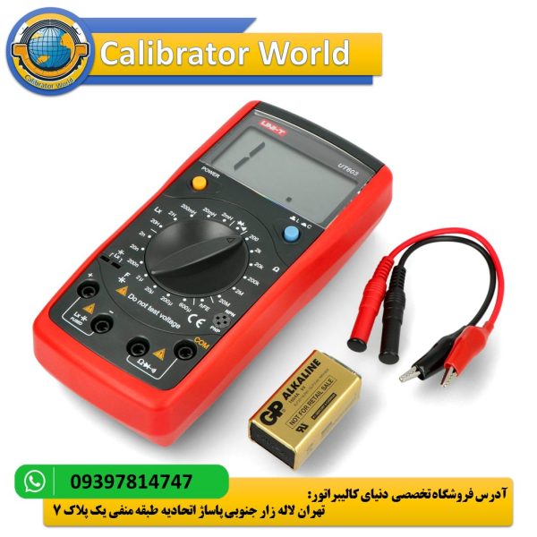LCR متر UNI-T UT603 با نمایشگر ۳.۵ اینچی، قابلیت اندازه‌گیری اندوکتانس، ظرفیت خازنی و مقاومت، مناسب برای آزمایشگاه‌ها، تعمیرات و خطوط تولید