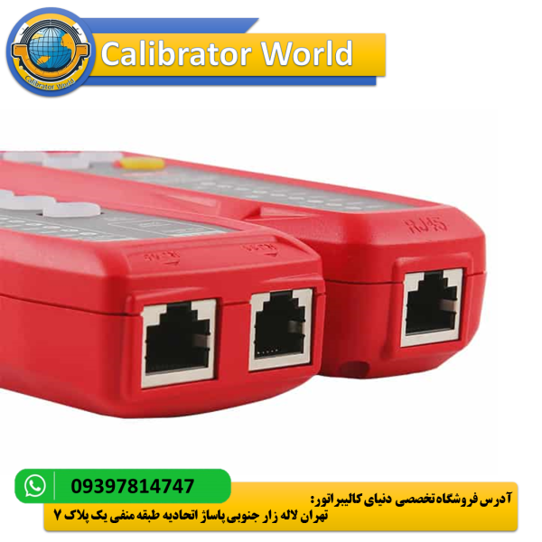 ردیاب کابل UNI-T UT683Kit با نمایشگر LCD رنگی و دقت تشخیص ±5 سانتی‌متر، در حال اسکن کابل‌های الکتریکی