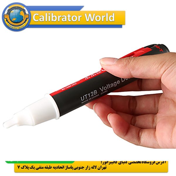 فازمتر القایی یونیتی UNI-T UT12B | ابزار تشخیص ولتاژ غیرتماسی با هشدار صوتی و نوری