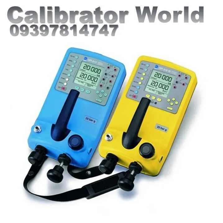 کالیبراتور فشار ضد انفجار Druck DPI 615 IS در یک محیط صنعتی پالایشگاه