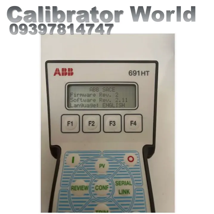 نمای جلوی هارت ABB 691 HT با صفحه نمایش و دکمه‌ها
