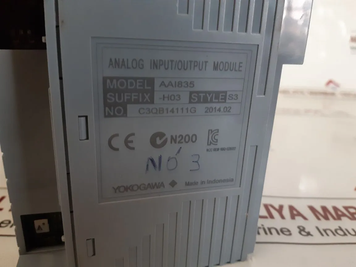 کارت ورودی خروجی آنالوگ YOKOGAWA AAI835-S00-S3