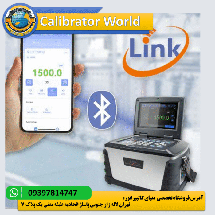 نمای جلوی کالیبراتور فشار Additel ADT761A با نمایشگر رنگی