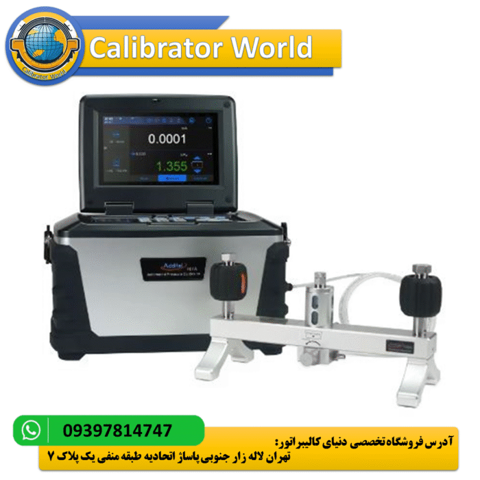 نمای جلوی کالیبراتور فشار Additel ADT761A با نمایشگر رنگی