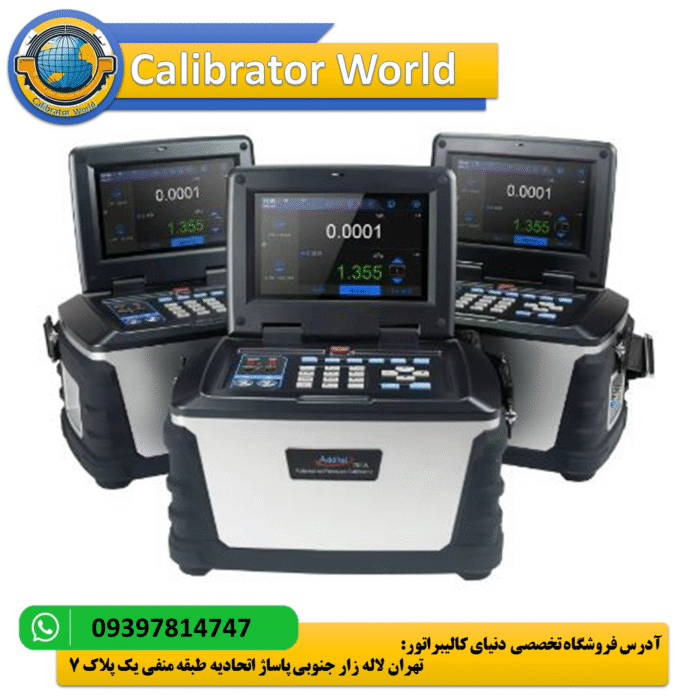 کالیبراتور فشار خودکار Additel ADT761A با صفحه نمایش لمسی و پورت‌های اتصال