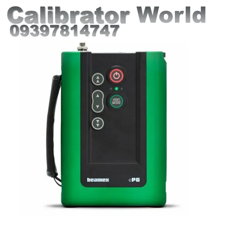 پمپ فشار الکتریکی Beamex ePG با دکمه‌های کنترل و صفحه نمایش